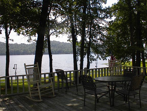 view from deck